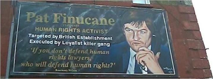 Pat Finucane murder a 'horror story' for British Government, widow Geraldine tells court