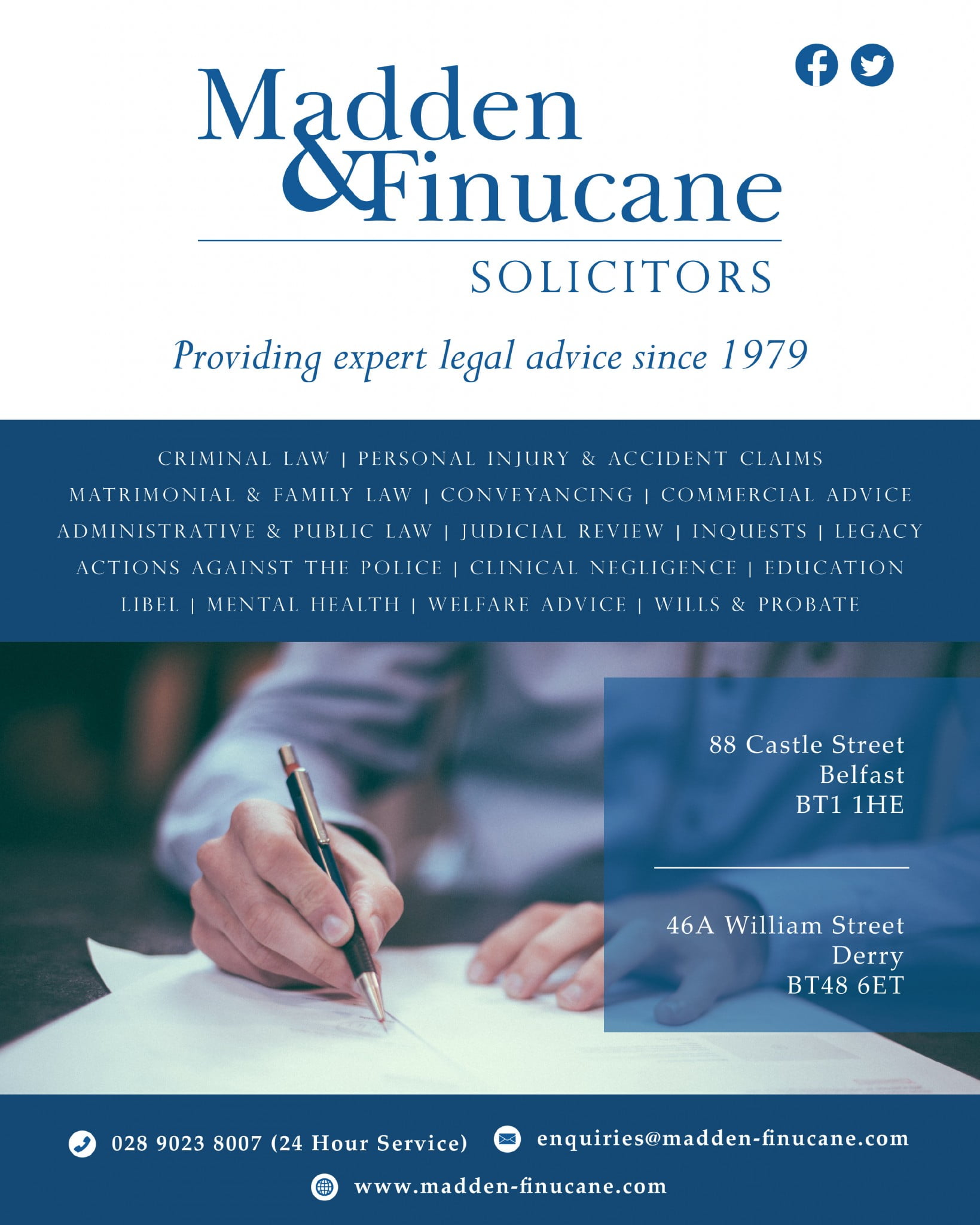 Madden & Finucane Solicitors - Providing expert legal advice since 1979