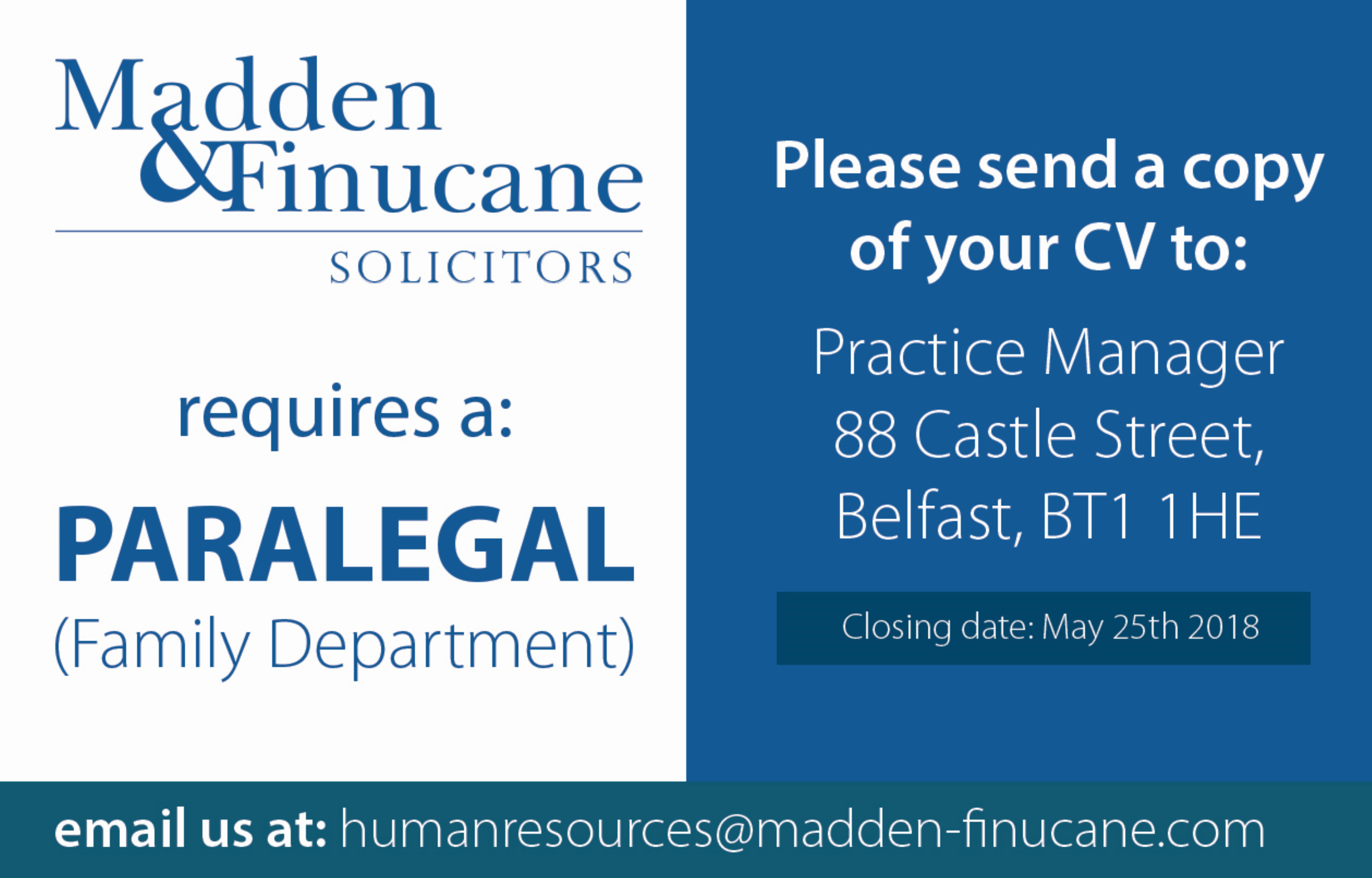 Paralegal Job Opportunity