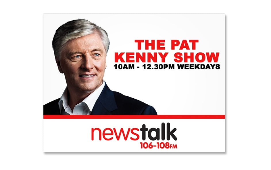 John Kelly speaking on The Pat Kenny Show, Newstalk this morning