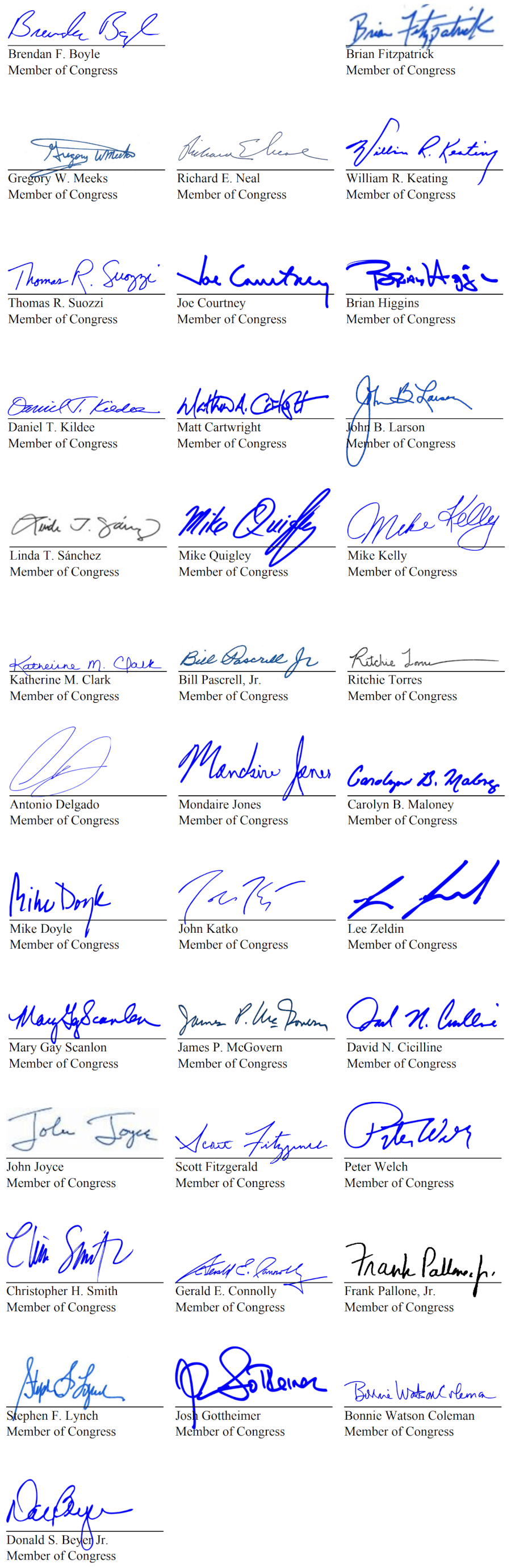 US Congress Members