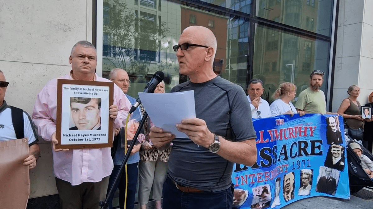 Time For Truth Campaign Protest Against Northern Ireland Troubles ...