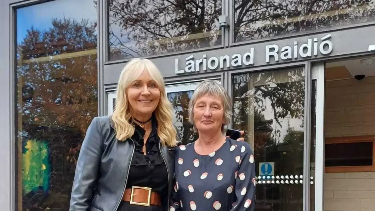 Miriam O'Callaghan and Geraldine Finucane