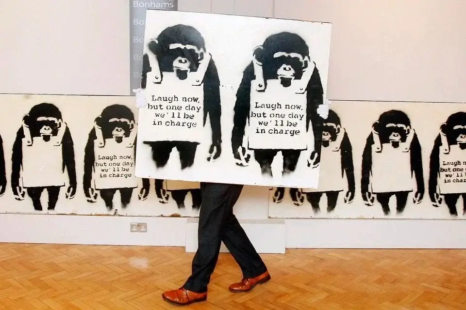 Banksy art - Belfast