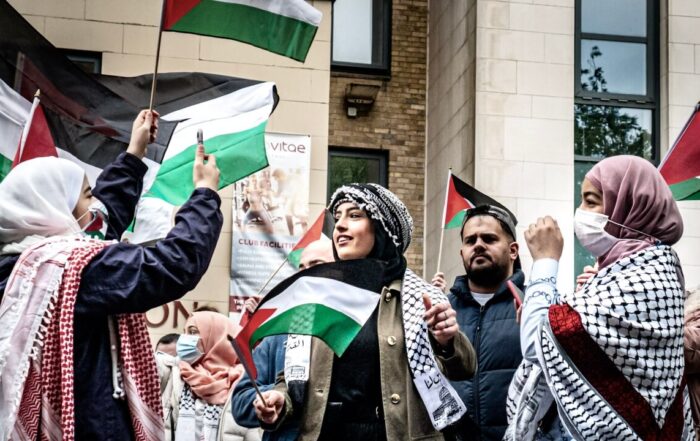 Cairde Palestine protest - Belfast