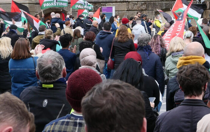Palestine protest Belfast