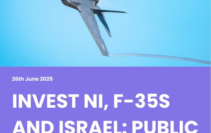 Invest NI, F-35s and Israel