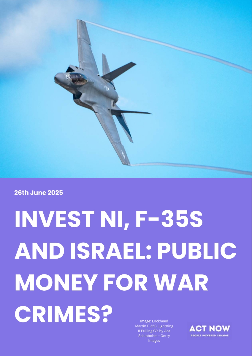 Invest NI, F-35s and Israel