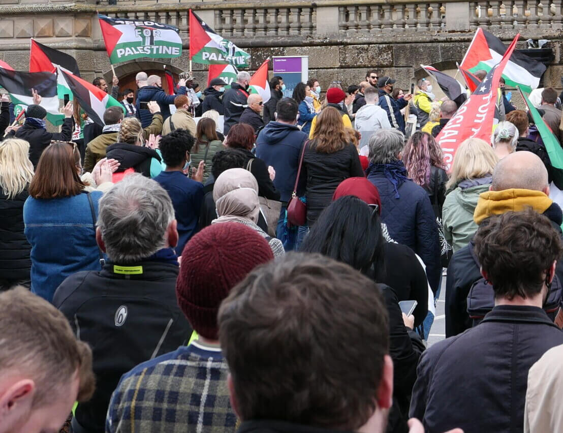 Palestine protest Belfast
