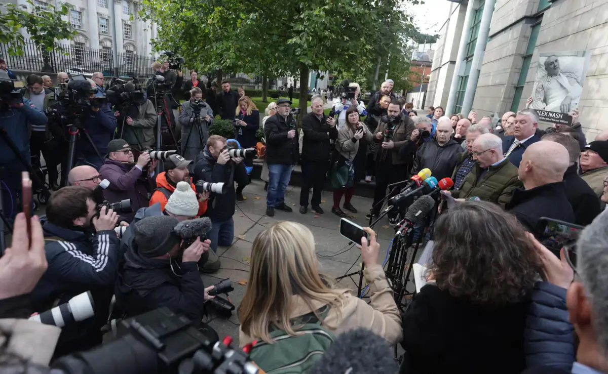 Bloody Sunday Families outside court