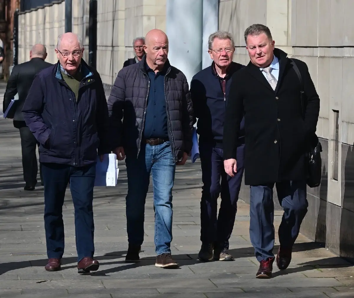 Mickey McKinney, John McKinney, Joe McKinney and Ciaran Shiels
